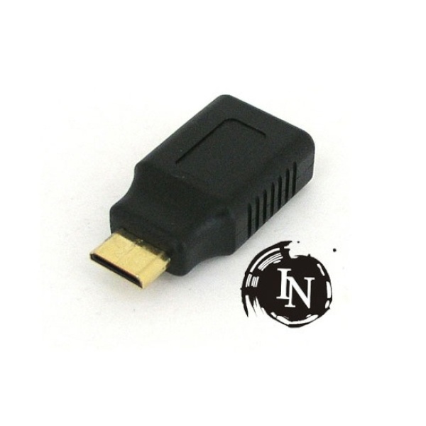 인네트워크 HDMI(F) to 미니 HDMI(M) 변환젠더 [블랙]