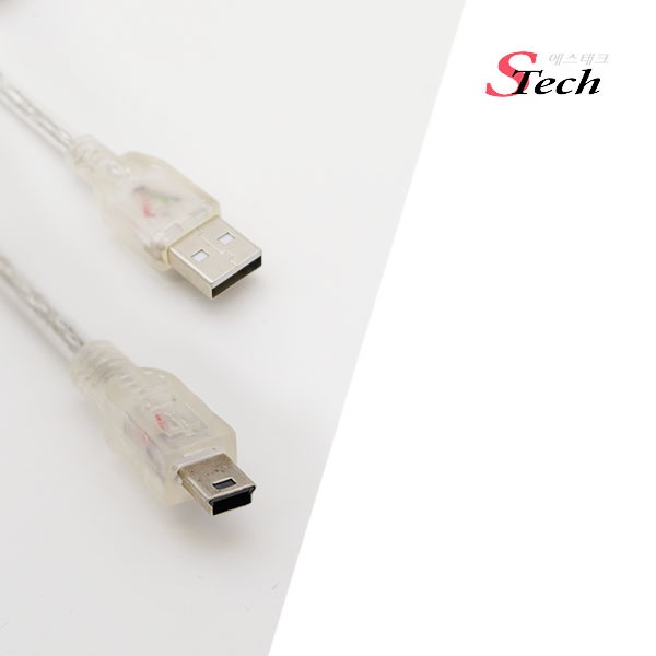 STech USB2.0 케이블 [AM-Mini 5P] 3M