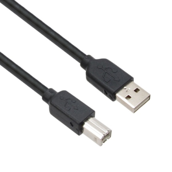 [AM-BM] USB-A 2.0 to USB-B 2.0 리피터 케이블, CBL-D203-15M [블랙/15m]