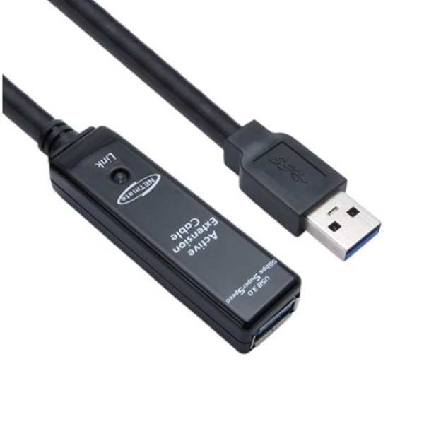 NETmate USB3.0 연장 리피터 케이블 [AM-AF] 30M [CBL-302/아답터포함]