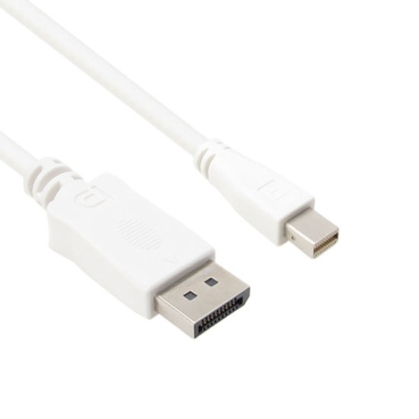 Mini DisplayPort to DisplayPort 1.2 변환케이블, NETmate, NMC-MDP02 [화이트/2m]