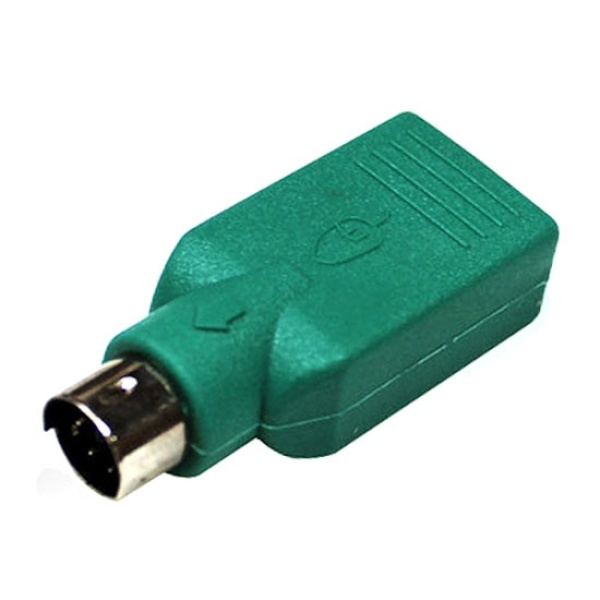 USB-A to PS/2 F/M 변환젠더, [그린]