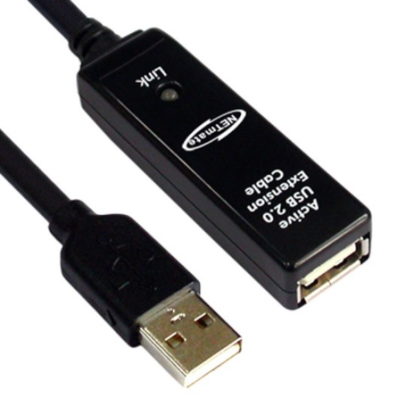 [AM-AF] USB-A 2.0 to USB-A 2.0 리피터 연장케이블, CBL-203-15M [15m]