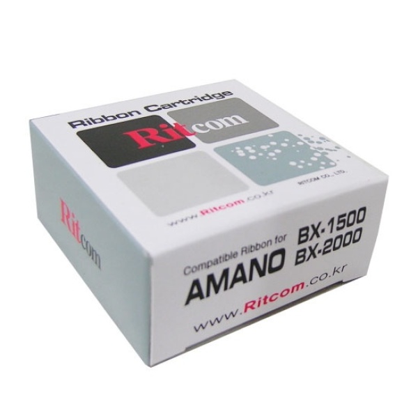 AMANO BX1500 (BK) 호환 리본 + 카트리지