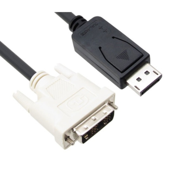 DisplayPort 1.1 to DVI-D 싱글 변환케이블, 락킹 커넥터, NM-TNT12 [10m]