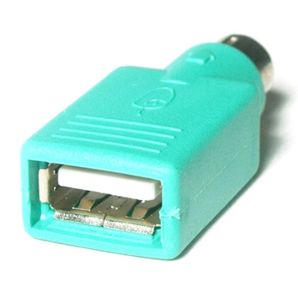 USB-A 2.0 to PS/2 F/M 변환젠더, ML-P001 [그린]