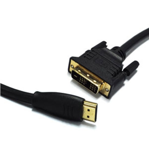 디바이스마트,컴퓨터/모바일/가전 > 네트워크/케이블/컨버터/IOT > HDMI/DP/DVI/RGB 케이블 > 변환 케이블,,HDMI 1.4 to DVI-D 싱글 변환케이블 [15m],기본단자 : HDMI to DVI-D 싱글 / 입출력 : 단방향 / 금도금 / 보호캡 / PVC