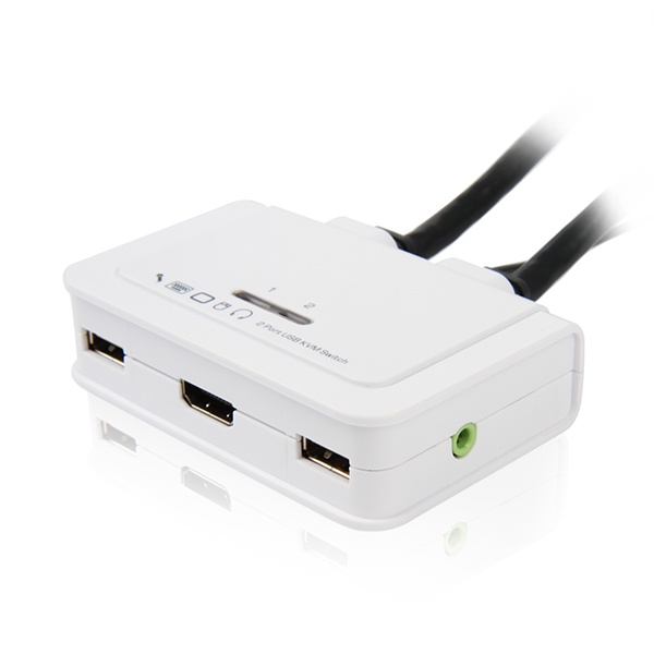 유니클래스 UHV-TA2 [HDMI KVM 스위치/2:1/USB/케이블일체형]