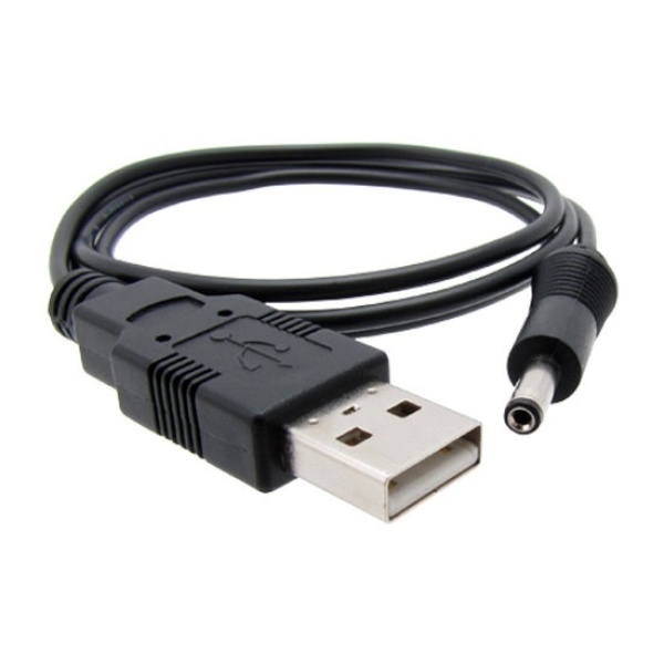 NETmate USB to 파워 케이블, NMC-UP21, 1M [외경 5.5/내경 2.1]