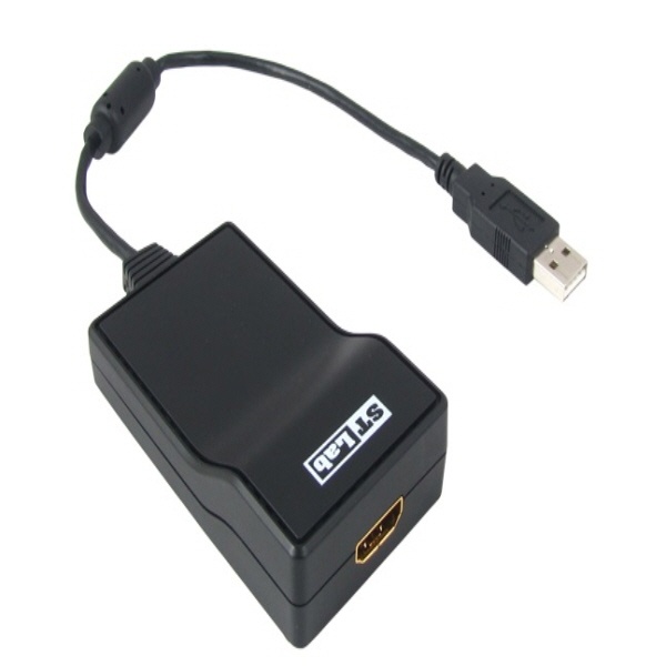 NETmate USB to HDMI 컨버터, 오디오 지원 [U-600] [블랙]