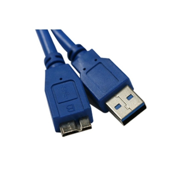 USB-A 3.0 to Micro B 3.0 변환케이블, [블루/0.5m]