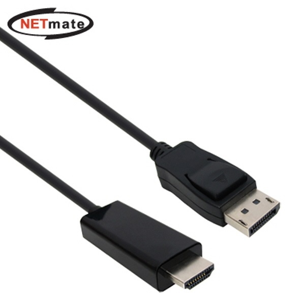 DisplayPort 1.1 to HDMI 1.3 변환케이블, NETmate, 락킹 커넥터, DC-H4 [3m]
