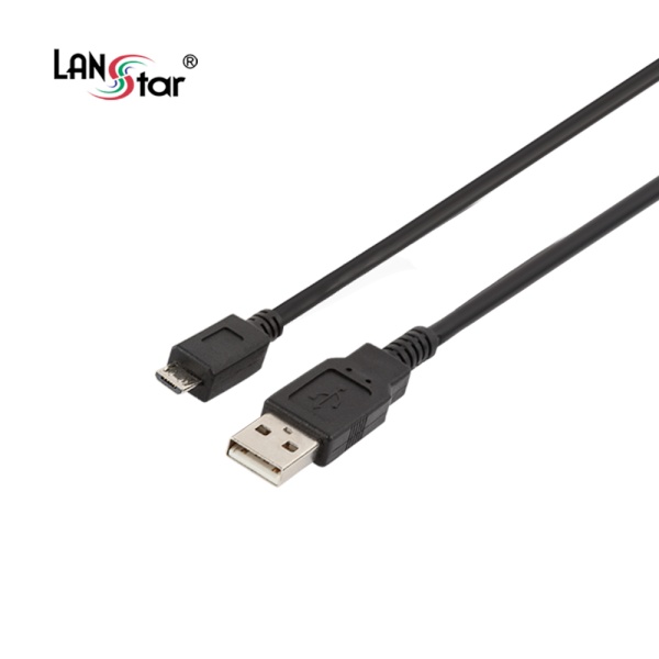 랜스타 USB2.0 케이블 [AM-Micro B] 1.5M [블랙/LS-USB-AMMIC-1.5M]