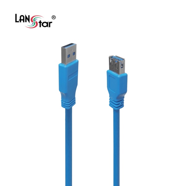 [AM-AF] USB-A 3.0 to USB-A 3.0 M/F 연장케이블, LS-USB3.0-AMAF-3M [블루/3m]