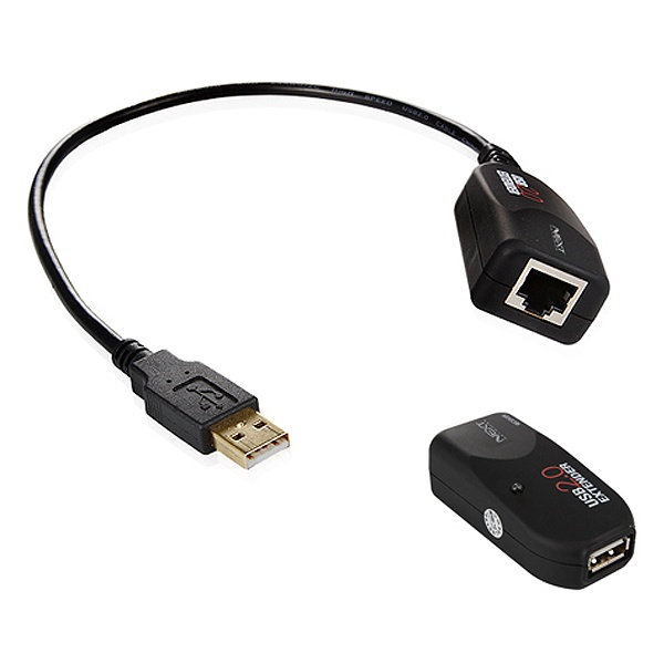 USB 2.0 to RJ-45 리피터 케이블, NEXT-USB100 *RJ-45 최대 100m 연장*