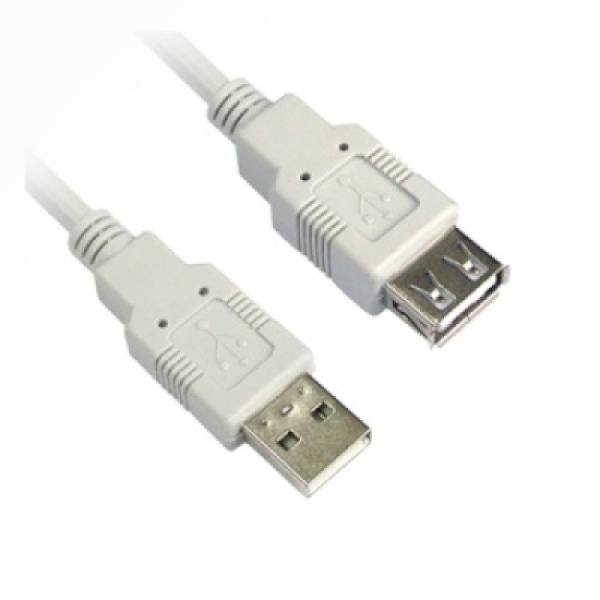 [AM-AF] USB-A 2.0 to USB-A 2.0 M/F 연장케이블, NMC-UF2100H [화이트/10m]