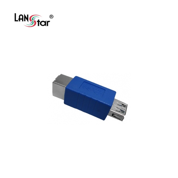 랜스타 USB(F) to USB(F) 변환젠더 [LS-USB3B-AFBF] [블루]