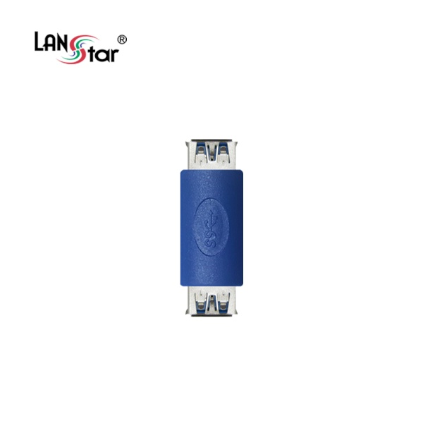 USB-A 3.0 to USB-A 3.0 F/F 연장젠더, LS-USB3B-AFAF [블루]