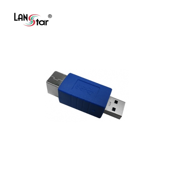 랜스타 USB(F) to USB(M) 변환젠더 [LS-USB3B-AMBF] [블루]