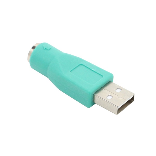 PS/2 to USB-A 2.0 F/M 변환젠더, NX122 [그린]