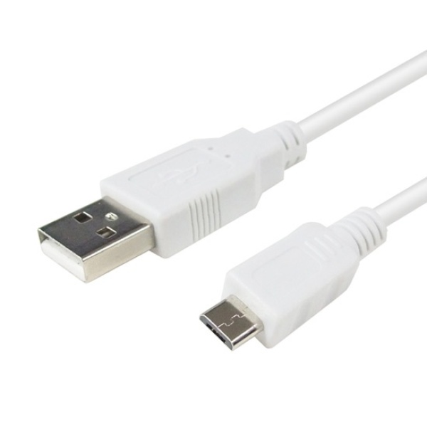 USB-A 2.0 to Micro 5핀 충전케이블, DW-USBM5-0.8M [화이트/0.8m]