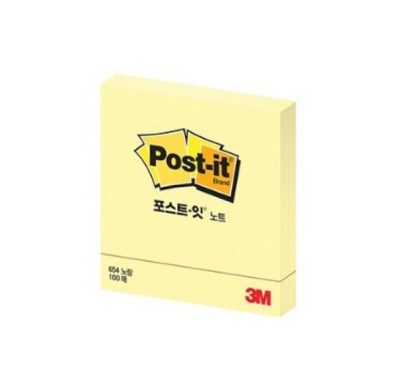 포스트잇-노트 654 [제품 선택] 노랑