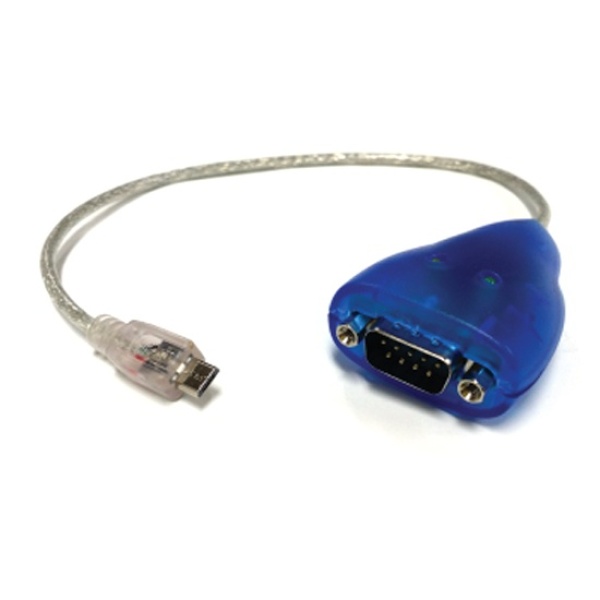 브이에스컴 Micro 5핀 to RS232 변환케이블, 0.25M [Micro USB-1COM]