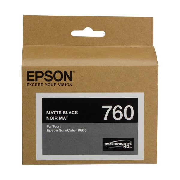 정품포토잉크 T760800 Matte Black (SC-P600/26ml)