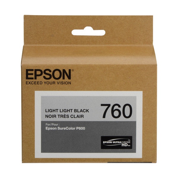 정품포토잉크 T760900 Light Light Black (SC-P600/26ml)