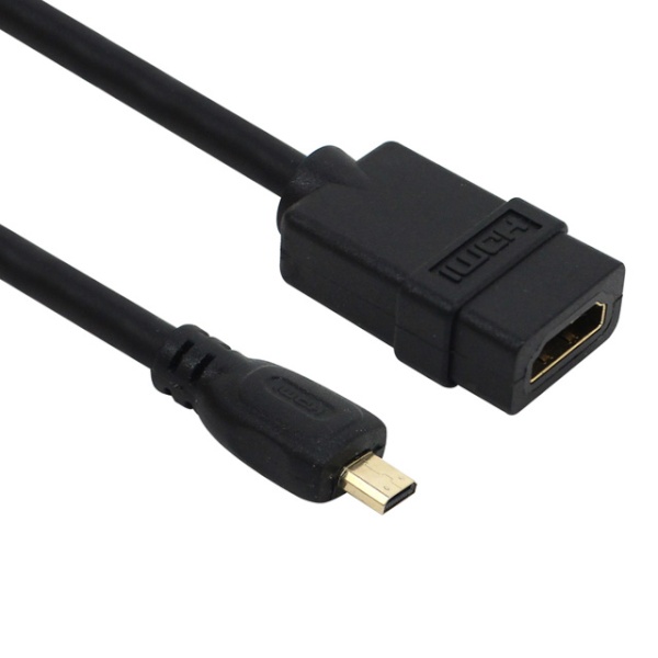 HDMI to Micro HDMI F/M 변환케이블, NX263 [블랙/0.15m]