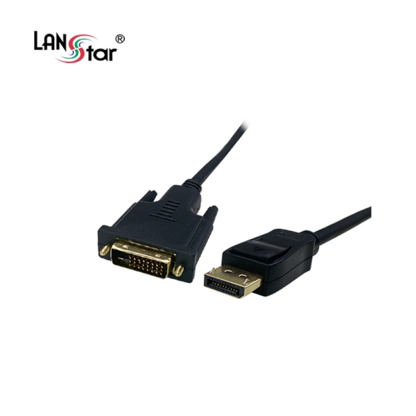 DisplayPort 1.1 to DVI-D 듀얼 변환케이블, 락킹 커넥터, LS-DP29-2M [2m]