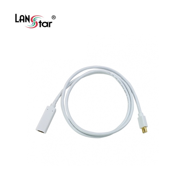Mini DisplayPort to Mini DisplayPort 1.2 M/F 연장케이블, LS-MDP12MF-1M [화이트/1m]