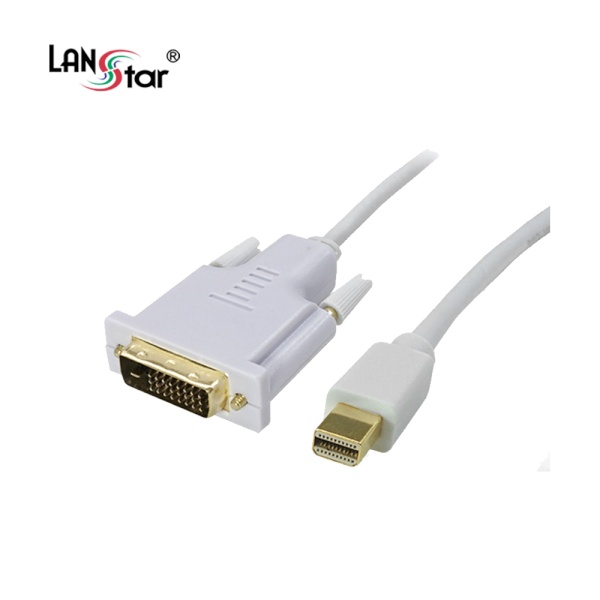 Mini DisplayPort 1.1 to DVI-D 듀얼 변환케이블, LS-MDP29-2M [화이트/2m]