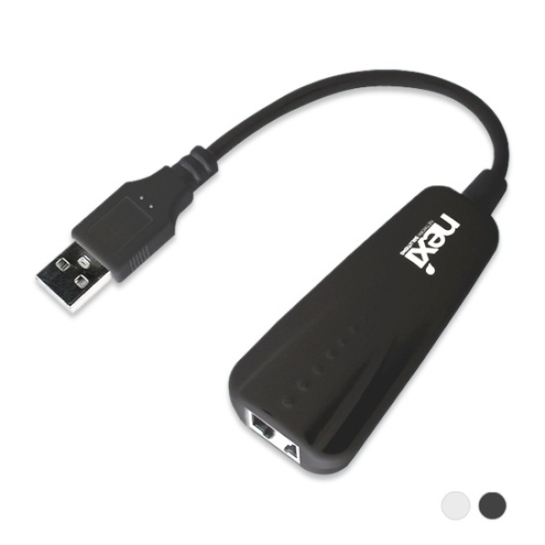 넥시 NX-USB2.0 LAN (유선랜카드/USB2.0/100Mbps) 블랙 [NX300]