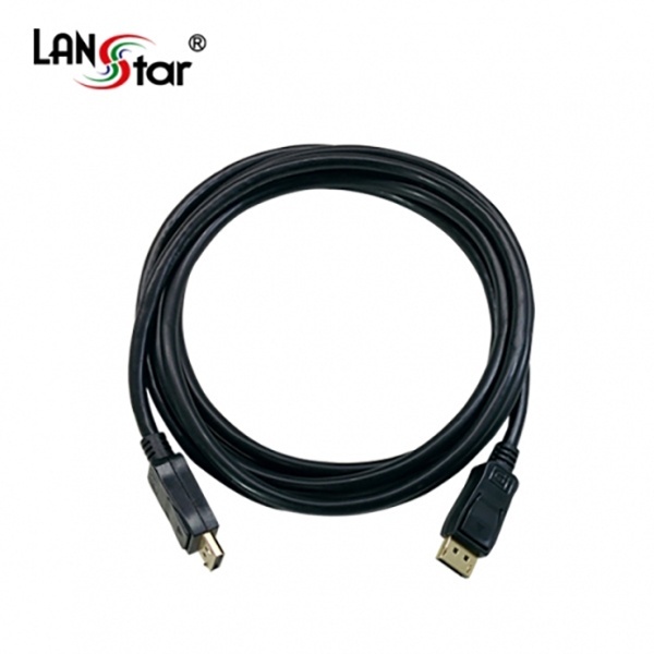 DisplayPort 1.2 케이블, 락킹 커넥터, LS-DP12MM-3M [블랙/3m]