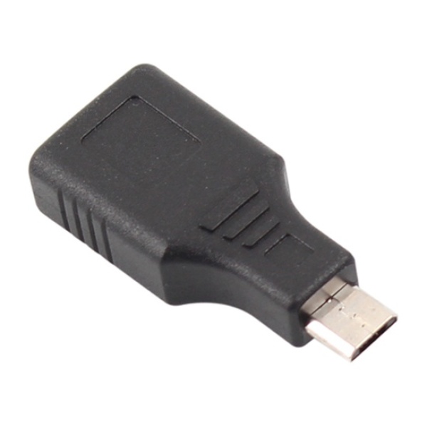 NETmate OTG USB To 마이크로 5핀 변환젠더 [NM-UGM04] [블랙]