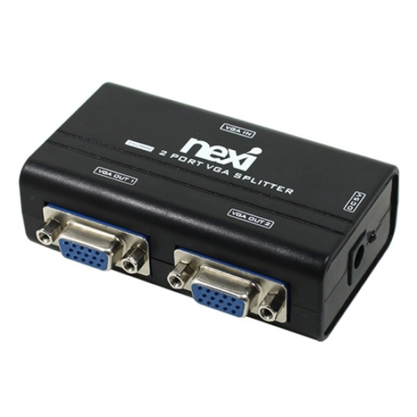 넥시 NX-VGA2P [모니터 분배기/1:2/VGA/오디오 미지원] [NX301]