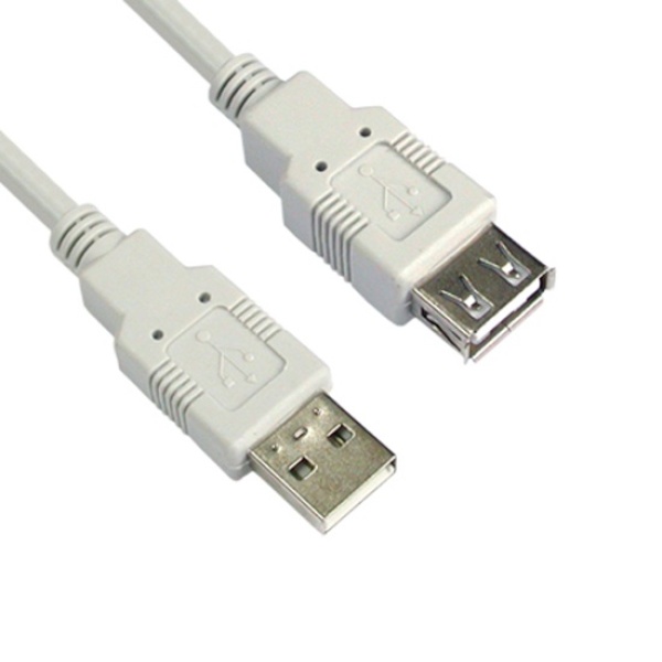 [AM-AF] USB-A 2.0 to USB-A 2.0 M/F 연장케이블, NMC-UF270H [화이트/7m]
