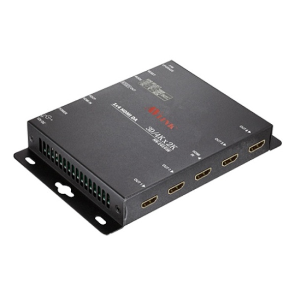 NETmate HS-1414IW [모니터 분배기/1:4/HDMI/4K/오디오 지원/벽면장착형]