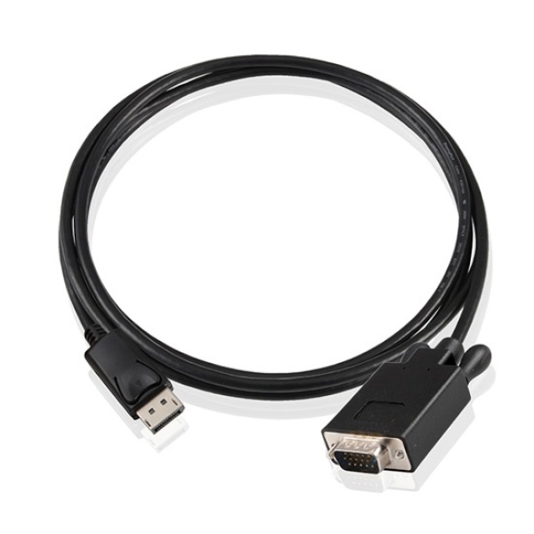 DisplayPort 1.1 to RGB(VGA) 변환케이블, 락킹 커넥터, NEXTLINK-DPVC130 [블랙/3m]