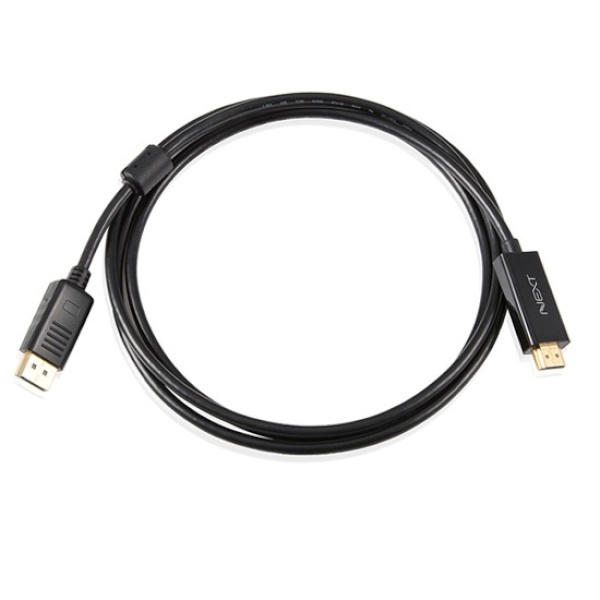 DisplayPort 1.2 to HDMI 2.0 변환케이블, 락킹 커넥터, NEXTLINK-DPHC220 [블랙/2m]