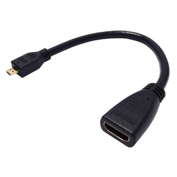 HDMI to Micro HDMI F/M 변환케이블, ML-H015 [블랙/0.15m]
