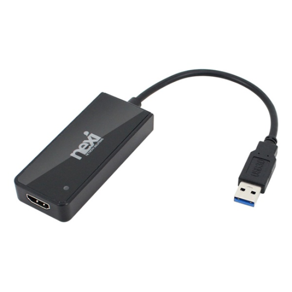 넥시 USB to HDMI 컨버터 [NX-U3TH324] [NX324] [블랙]