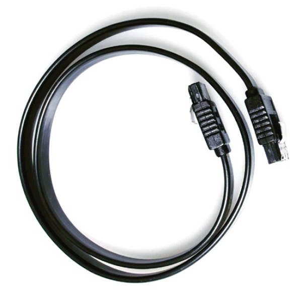 SATA3 ㅡ자형 플랫 케이블, 락킹 커넥터, SATA3002 [0.5m]