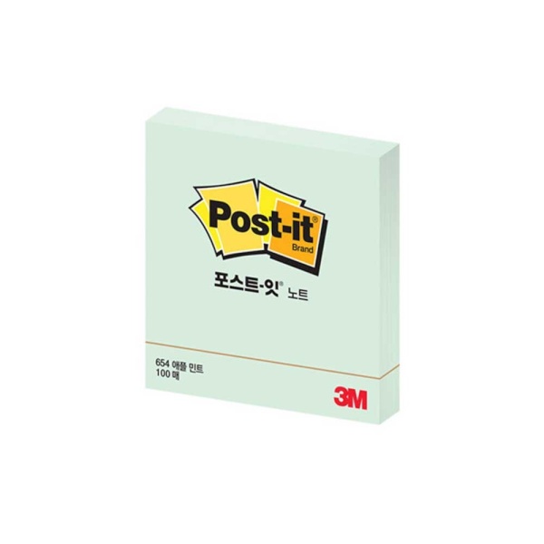 포스트잇-노트 654 [제품 선택] 애플 민트