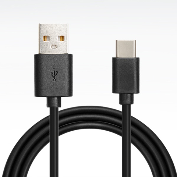 USB-A 2.0 to Type-C 충전케이블, SMT-030 [블랙/1m]