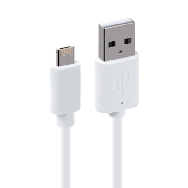 USB-A 2.0 to 2in1 충전케이블, 양면 멀티, NMC-RB061W [화이트/1m]