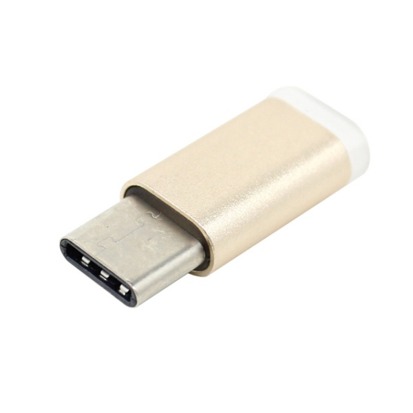Micro 5핀 to Type-C F/M 변환젠더, NX-USB31C / NX369 [골드]