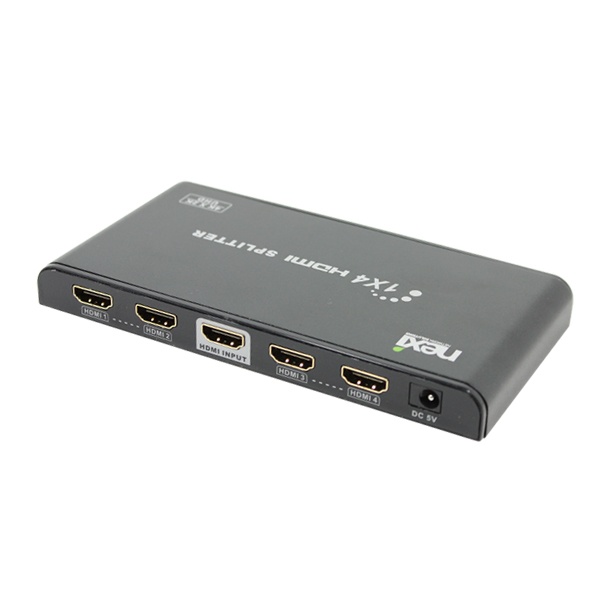 디바이스마트,컴퓨터/모바일/가전 > 네트워크/케이블/컨버터/IOT > KVM스위치/분배기/선택기 > 모니터 선택/분배/확장기,,넥시 NX-4K0104P [모니터 분배기/1:4/HDMI/4K/오디오 지원] [NX396],[모니터 분배기] HDMI Ver2.0 / 1(입력) : 4(출력) / 4Kx2K @60Hz / INPUT 10M 이내, OUTPUT 10M 이내 / 오디오 지원 / 아답터 포함 / HDMI분배기 / 1:4 / 4Kx2K@60Hz / 오디오지원(스테레오) / 아답터 / 4Kx2K@30Hz / 2560x1600 / 1920x1440 / 1920x1080 / 2048x1536 / 2048x1152 / 1600x1200 / 3840x2160@60Hz / 오디오지원 / 복제모드