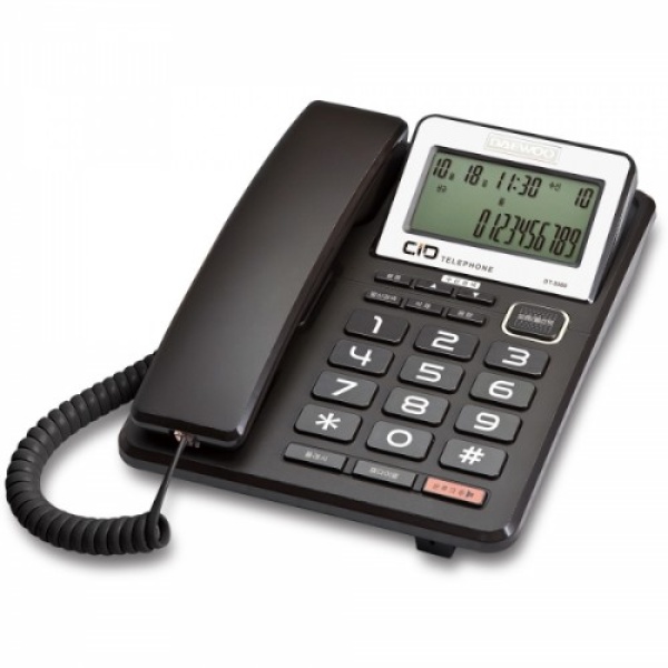 유선 일반 전화기 DT-3360 발신자 표시 제품선택 블랙